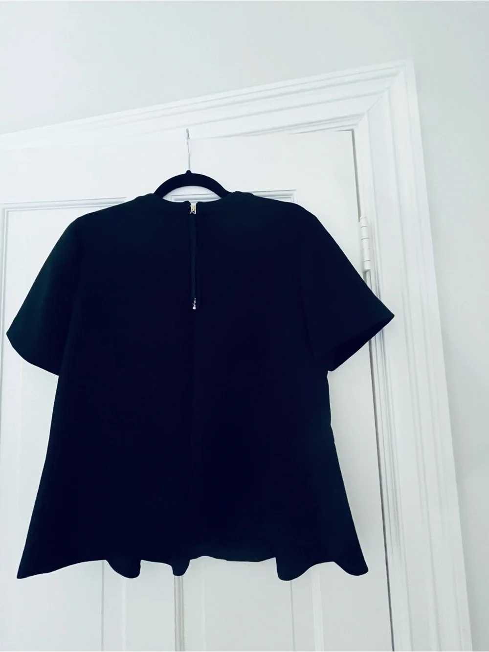 Kate Spade black peplum top with jewels 6